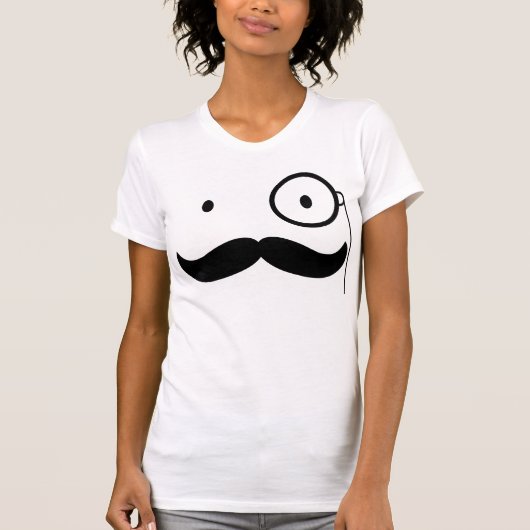 Vintage Mustache T-shirt (Voorkant)