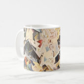 Vintage muziek, Art Deco Jazz, Rhapsody in Blue Koffiemok (Voorkant links)