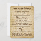 Vintage muziek bijlage kaart (Voorkant)