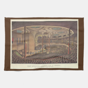 Vintage muziek, Jenny Lind, Zweedse operazangeres Theedoek