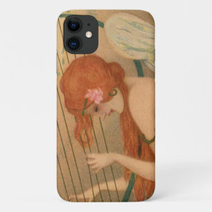 Vintage muziek Victoriaanse engel muzikanten fluit Case-Mate iPhone Case