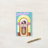 Vintage Muziekautomaat Post-it® Notes (Op bureau)