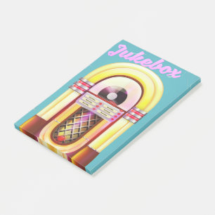 Vintage Muziekautomaat Post-it® Notes