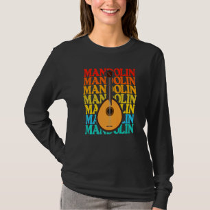 Vintage Muzieksnaar Instrument Mandoline T-shirt