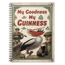 Vintage "My Goodness My Guinness" Spiraalschrift 