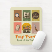 Vintage Mycologist Toolkit: Fourageer Essentials Muismat (Met muis)
