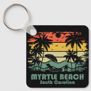 Vintage Myrtle Beach South Carolina Sleutelhanger