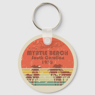 Vintage Myrtle Beach South Carolina Sleutelhanger