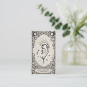 Vintage Mystical Ear Piercing Celestial Visitekaartje (Staand voorkant)