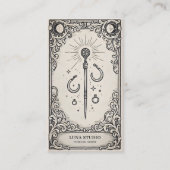 Vintage Mystical Piercing Artist  Visitekaartje (Voorkant)