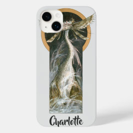 Vintage mythologie, een gevleugelde draak in de oc Case-Mate iPhone case