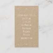 Vintage naaimachine handcraft by visitekaartje (Achterkant)