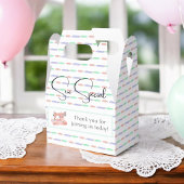 Vintage naaimachine pastelsteek Baby shower Bedankdoosjes