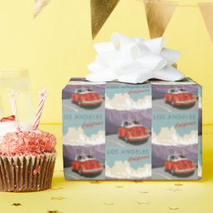 Vintage naar Los Angeles California Gift Cadeaupapier