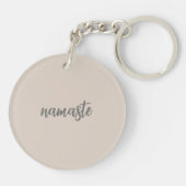 Vintage Namaste Sleutelhanger (Achterkant)