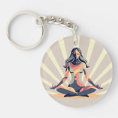 Vintage Namaste Sleutelhanger (Voorkant)