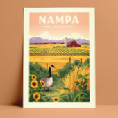 Vintage Nampa Idaho Briefkaart