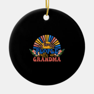 Vintage Nana Keramisch Ornament