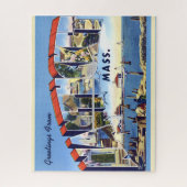 Vintage Nantucket MA 16x20 Legpuzzel (Verticaal)