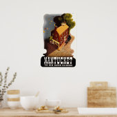 Vintage Nantucket MA Poster (Keuken)