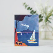 Vintage Napels Italië Reis Briefkaart (Staand voorkant)