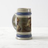 Vintage Napoleon die de Alpen oversteekt Bierpul (Voorkant links)