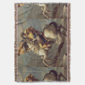 Vintage Napoleon die de Alpen oversteekt Deken (Voorkant Verticaal)