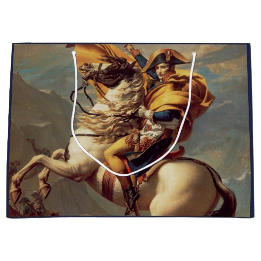 Vintage Napoleon die de Alpen oversteekt Groot Cadeauzakje (Voorkant)