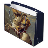 Vintage Napoleon die de Alpen oversteekt Groot Cadeauzakje (Achterkant Gekanteld)