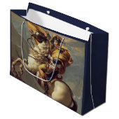 Vintage Napoleon die de Alpen oversteekt Groot Cadeauzakje (Voorkant Gekanteld)