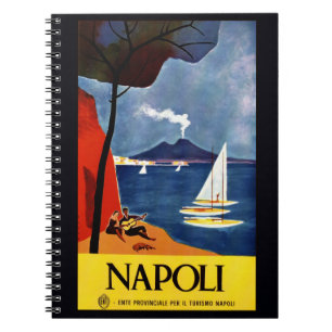 Vintage Napoli Italië notitieboek