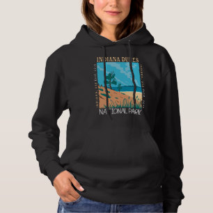 Vintage nationaal park Indiana Dunes Hoodie