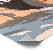 Vintage Nationaal Park Mingan Archipel Poster (Hoek)