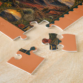 Vintage National Park Stempel Legpuzzel (Zijkant)