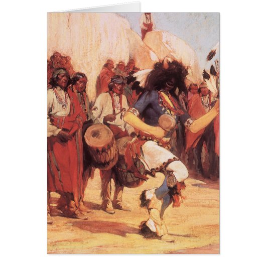 Vintage Native Americans, Buffalo Dance van Cassid (Voorkant)