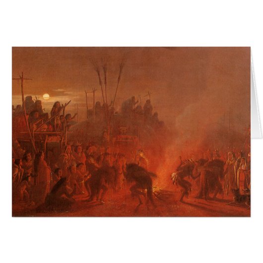 Vintage Native Americans, Buffalo Dance van Wimar (Voorkant Horizontaal)