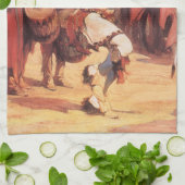 Vintage Native Americans Buffeldanser van Cassidy Theedoek (Gevouwen)