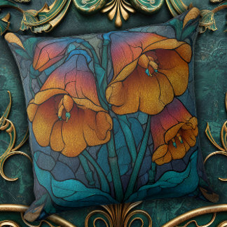 Vintage Nature Reimagined in a Floral Throw Pillow Kussen