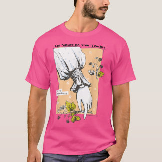 Vintage NatureLover Lifestyle BeHappy Forest Flowe T-shirt