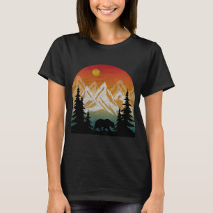 Vintage Natuur Beer T-shirt