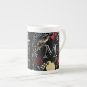 Vintage Natuur Lijst Porselein Kop (Voorkant rechts)