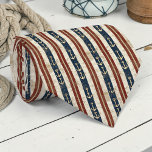 Vintage Nautical Custom Necktie Stropdas<br><div class="desc">This custom nautical necktie is perfect for any ocean lover. The unique design features [Specific details of the design, e.g., a vibrant blue and white striped pattern, classic anchors, or a stylized seascape]. It's a stylish and memorable gift for dads, groomsmen, or anyone who appreciates a touch of the sea....</div>