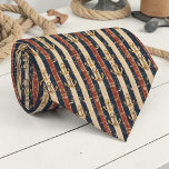 Vintage Nautical Custom Necktie Stropdas<br><div class="desc">This custom nautical necktie is perfect for any ocean lover. The unique design features [Specific details of the design, e.g., a vibrant blue and white striped pattern, classic anchors, or a stylized seascape]. It's a stylish and memorable gift for dads, groomsmen, or anyone who appreciates a touch of the sea....</div>