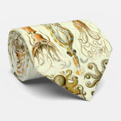 Vintage Nautilus Octopus door Ernst Haeckel Stropdas (Opgerold)