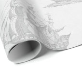 Vintage Nautisch Cadeaupapier (Rol Hoek)