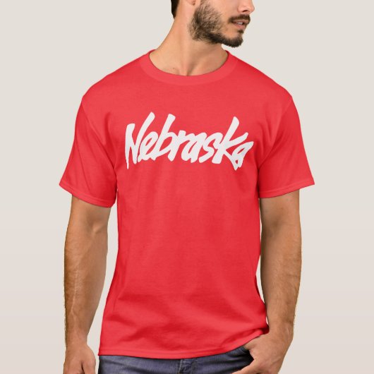 Vintage Nebraska Logo T-shirt (Voorkant)