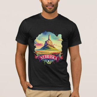 Vintage Nebraska Map T-Shirts – Retro us state