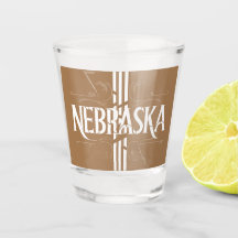 Vintage Nebraska State Shotglas