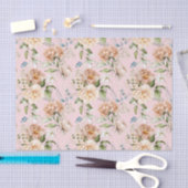 Vintage Nederlandse Stilleven Bloemkunst Hydrangea Tissuepapier (Craft)