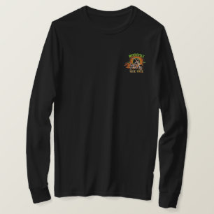 Vintage Neon Chopper Motorfiets Club - Rij Vrij D T-shirt